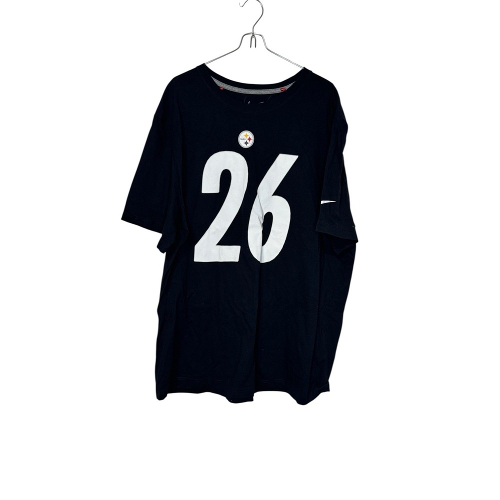 Nike Men's T-Shirt Leveon Bell Pittsburgh Steelers NFL Football 26 Black XXL NEW